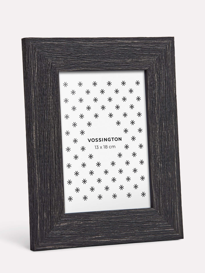 Rustic Frame, Black, 13x18 cm - Side view